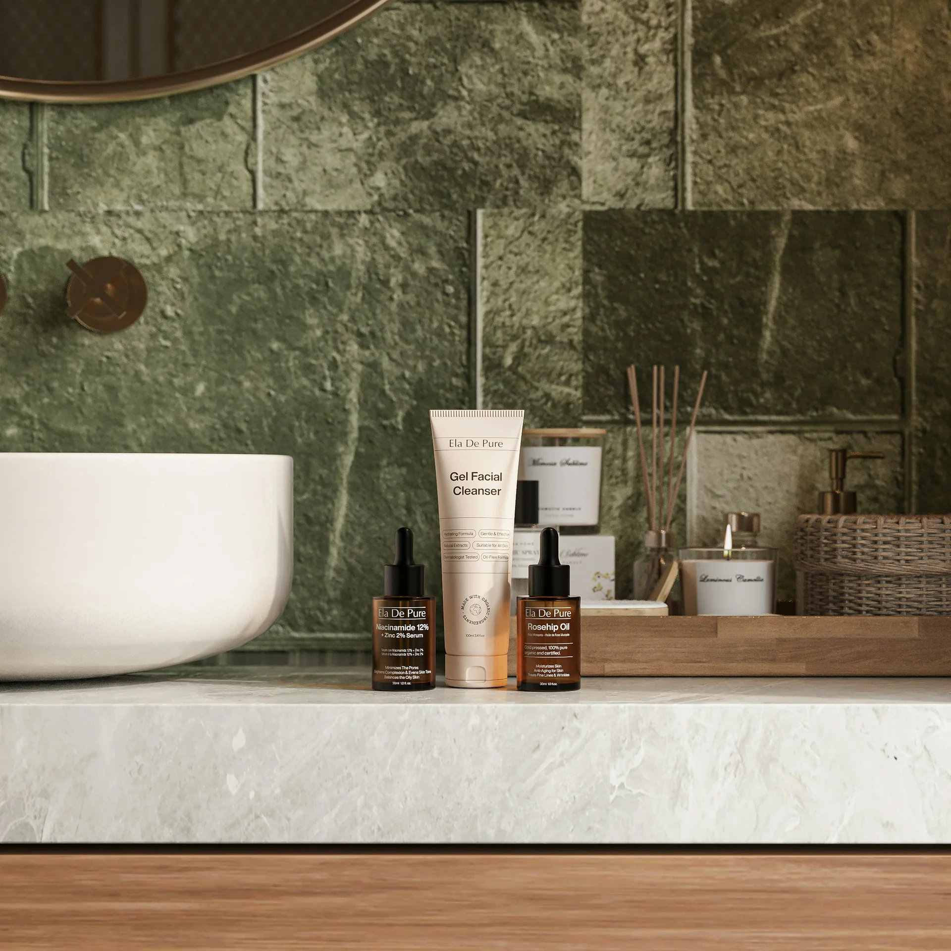 Royal Skin Clinic — calm botanical interior